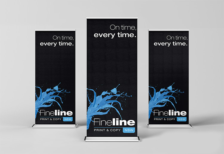 Premium Pull Up Banners Fineline NSW